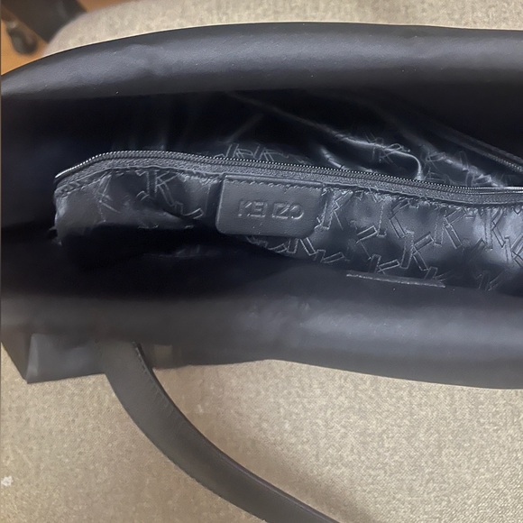 Kenzo Black Nylon and Leather Koi Fish Shoulder Bag - Picture 5 of 5